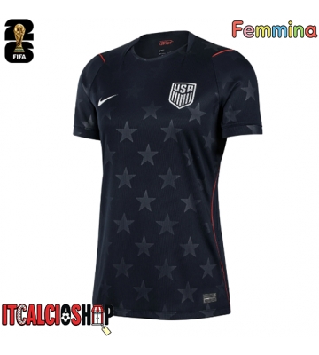 Stati Uniti Seconda Maglia Femmina Mondiali 2026 Manica Corta